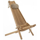 Chilienne en bois ecochair (coussin offert) chêne