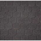 Dépendance de jardin en bois conches bardeau arrondi noir