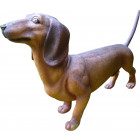 Teckel en résine 86 cm