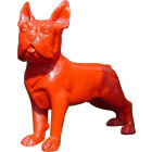 Bouldogue français xxl coloré en résine
