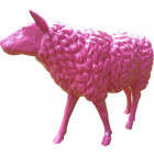 Brebis colorée en résine 134 cm