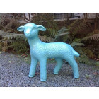 Agneau design en résine 52 cm