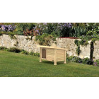 Niche en bois à toit plat
