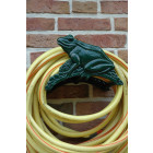 Porte tuyau d'arrosage grenouille verte