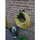 Porte tuyau d'arrosage arrosoir vert