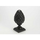 Pomme de pin noire en résine