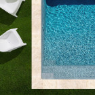 Kit complet | margelles pour piscine 8x4m en travertin beige light (+ colle, joint, hydrofuge ...)