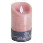 Bougie à leds parfum fleur de coton rose moyen