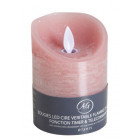 Bougie à leds parfum fleur de coton rose
