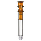 Terminal vertical inox/pvc concentrique - couleur : ocre - l : 1150 mm