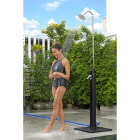 Douche d'extérieur solar flow noir 8 l