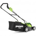 Greenworks tondeuse à gazon et batterie 2 ah 2 x 40v g40lm35 2501907uc