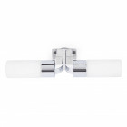 Applique salle de bains chrome laos 2 ampoules