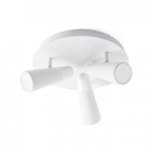 Plafonnier blanc lao 3 ampoules h15 cm