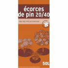 Écorces de pin 20/40 en sac de 50 litres