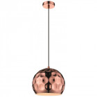 Suspension cuivre devon l25 1 lumières