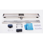 Caniveau de douche italienne inox – 70 cm modèle grec