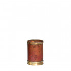 Corbeille à papier rame luxe cylindrique corps en cuivre