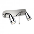 Applique storm, chrome, 2 ampoules