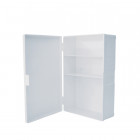 Armoire à pharmacie 1 porte plastique blanc