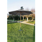 Parasol en bois 350 cm avec manivelle june