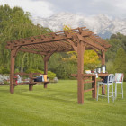 Pergola en bois de cèdre oasis