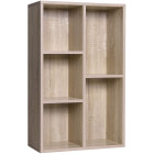 Bibliothèque armoire étagère de rangement 5 casiers bois