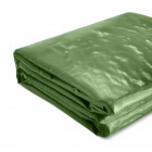 Bâche de protection imperméable résistante aux intempéries polyester revêtu de pvc 650 g m² couverture étanche d'extérieur camion meuble de jardin bois 5x8 m vert