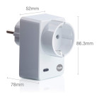 Prise télécommandée intérieure pour alarme ia-311 - alarme connectée sync yale