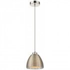Suspension argent walton h135 1 lumières