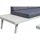 Salon de jardin détente en aluminium smart