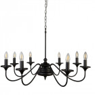 Suspension elizabethan, noir, 8 ampoules