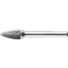 Fraise lime carbure Phantom forme G cylindrique - Forme ogive - avec denture DT 3 Fine 6-UNI 8x19x6x64 mm - VAN OMMEN - 415700806