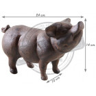 Cochon déco en fonte
