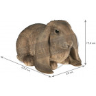 Lapin bélier en résine 33 cm
