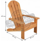 Chaise de jardin enfant en bois adirondack