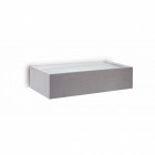 applique murale nickel mat ambo 1 ampoule