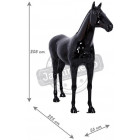Cheval design élégant en résine