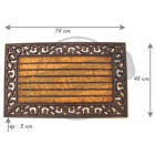Paillasson en latex et coco malo