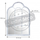 Miroir en métal roman