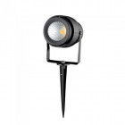 V-tac vt-857 led lampe de jardin de spike 12w réglable noir lumière verte - sku 7546