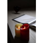 Coffret 3 bougies leds parfumées avec télécommande fruits rouges