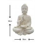 Bouddha en pierre reconstituée zenitude