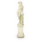 Socle haut pour statue en pierre reconstituée