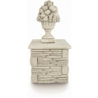 Socle carré en pierre reconstituée
