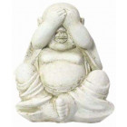 Statuette bouddha mains sur les yeux