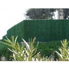 Haie artificielle 126 brins vert thuyas en rouleau supra (lot de 10) 1.5 x 3 m