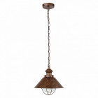 Suspension de jardin brun foncé nautica 1 ampoule