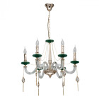 Suspension dorée classic 6 ampoules 105 cm Suspension dorée classic 6 ampoules 105 cm