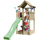 Aire de jeux en bois pagode